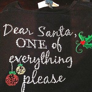 Embellished Christmas tee